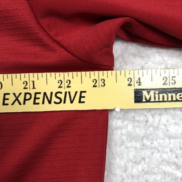 Free Mason Compass Ruler Grand Lodge Texas Flag Polo Shirt Men M/L Red Logo RARE - Picture 12 of 14